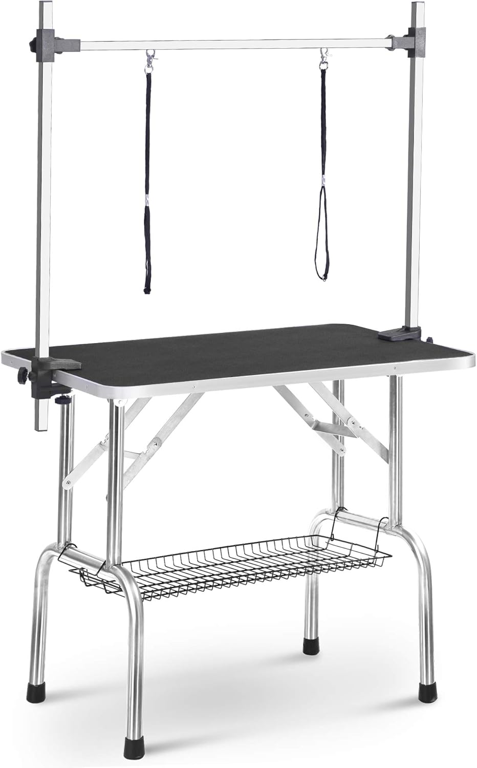 AZIEBAYトリミングテーブル 高さ調節 延長脚付 自宅で手軽にペットの